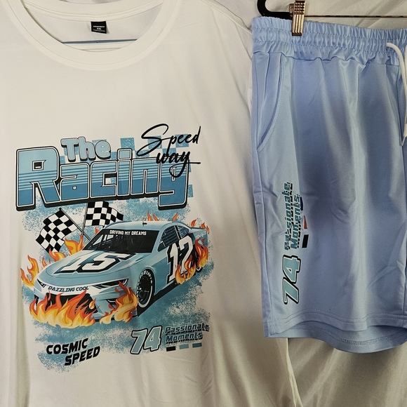 Othr White Racing Graphic Tee - Picture 1 of 6